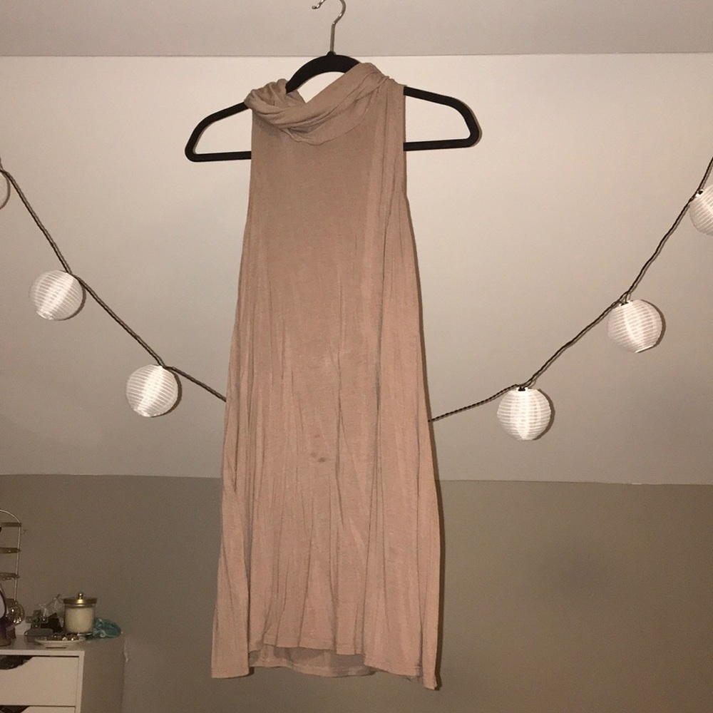 Cowl/Turtle Neck Swing Dress